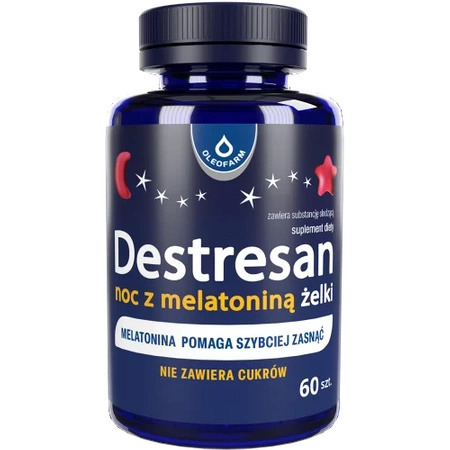 Destresan noc z melatoniną, 60 żelków
